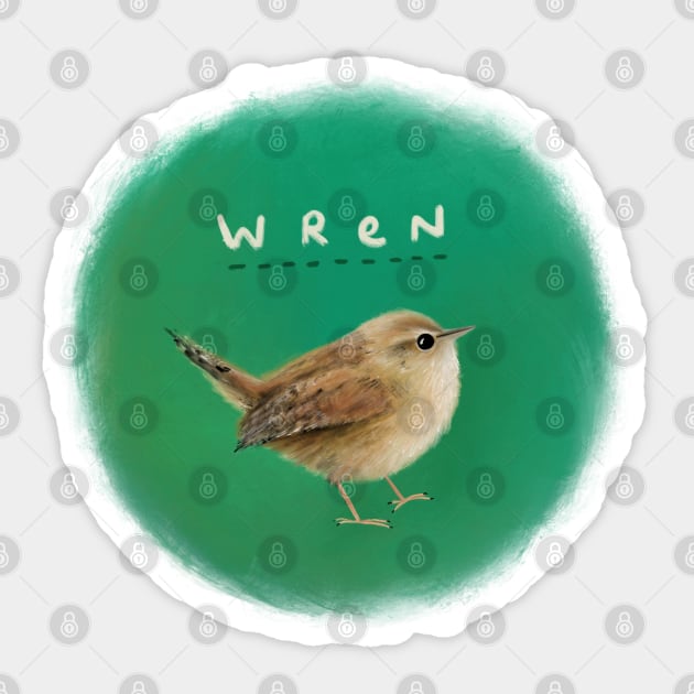 Wren Sticker by Sophie Corrigan